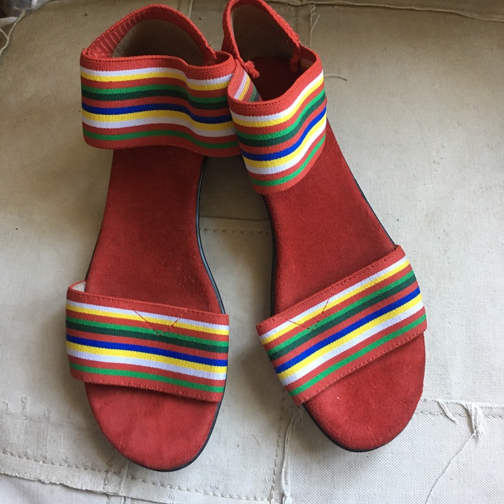 San Miguel Elastic multicolored heels